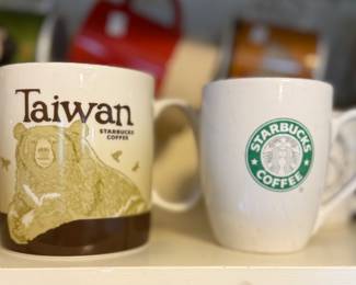 Starbucks TAIWAN coffee mug and vintage Starbucks mug