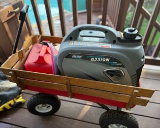 PULSAR G2319N PORTABLE GAS-POWERED INVERTER GENERATOR - 4 YEARS OLD- NEVER USED