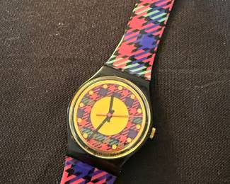SWATCH 1992 TWEED WATCH