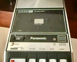 PANASONIC VINTAGE TAPE RECORDER/CASSETTE PLAYER