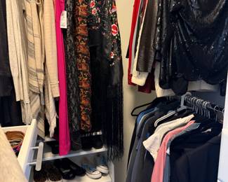Super fun closet to sift through!