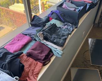 Unreal selection of Mens size Med. Lululemon and Vuori..lots with tags!