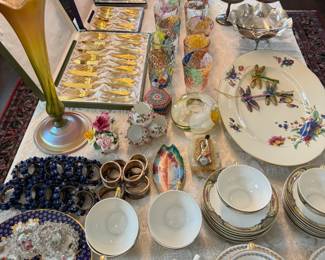 Rosenthal. Waterford . Baccarat. Herend. Etc