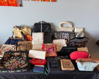 Lots of fab fancy bags