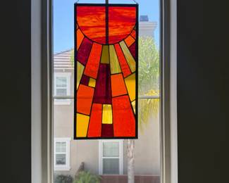 Gorgeous Sunrise. Sunset. Stained Glass