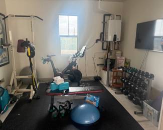 Who needs a membership with this Bad A_ _ Gym!