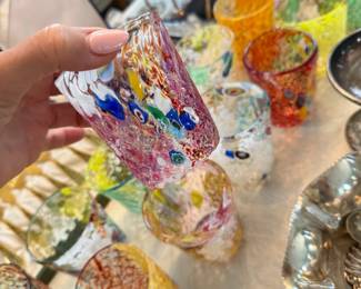 All unique and hand blown