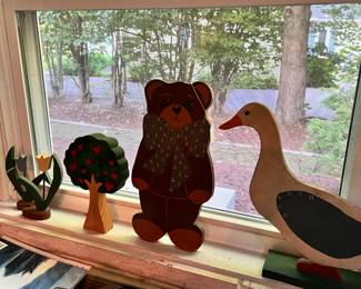 Vintage wooden decor