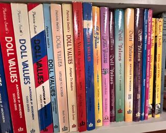 Lots of books on collectibles - dolls, toys, etc