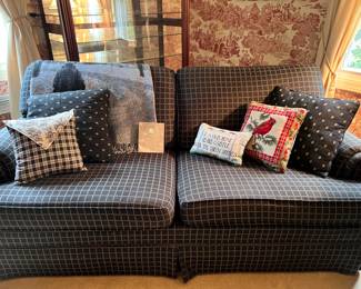 Flexsteel loveseat and ottoman