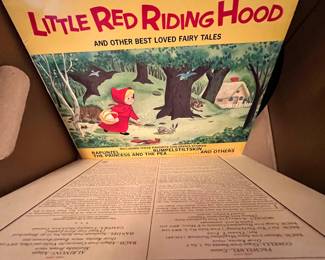 Vintage vinyl record collection - lots of kids records