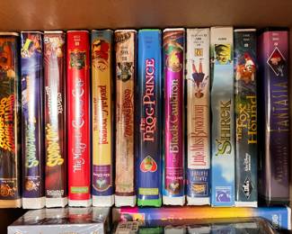 VHS Disney and animated films