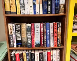 Basement library book collection