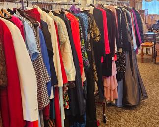 Tons of vintage clothing