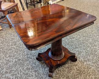 Georgian folding game table