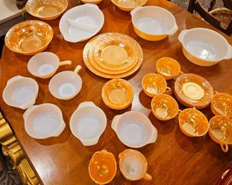 Fire king golden dinnerware mcm