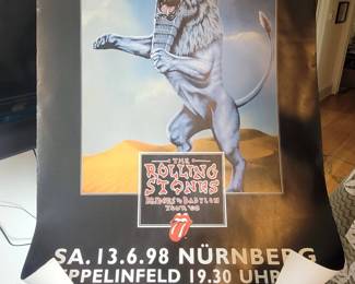 Rolling Stones Bridges to Babylon tour poster