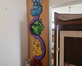 Sign depicting the 4 seasons.