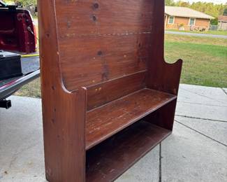 Great Early 19th C Settee with 16 1/2” boards!