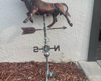 Several weathervanes