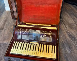 Two beautiful vintage accordians
