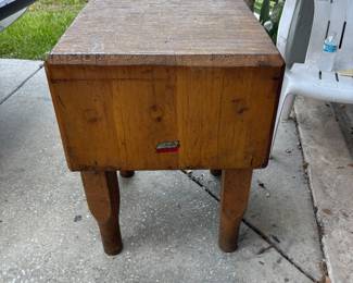 Super nice; super heavy solid maple butcher block