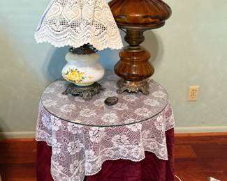 Round Table; Lamps