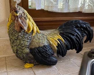 Roosters - As legend has it, if a rooster would come into your kitchen it would bring you good luck and good fortune.