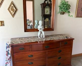 Entry Chest; large wall mirror