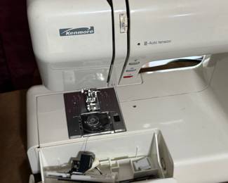 Sears Kenmore or table Sewing Machine with carrying case - Model # 385.19153