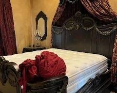 black ornate bed king size by Habersham King