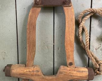 Wooden Goat or Calf Yoke