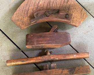 Wooden Woodworking Tools Incl. Coopers Tools