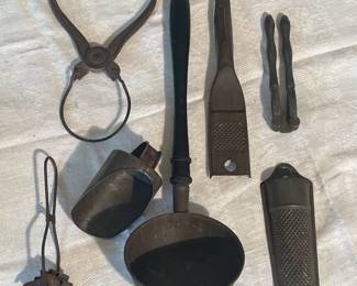 Tin & Iron Kitchen Utensils