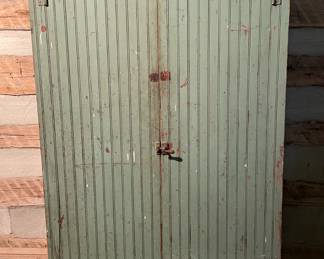 Pantry Cupboard in Old Blue Paint
