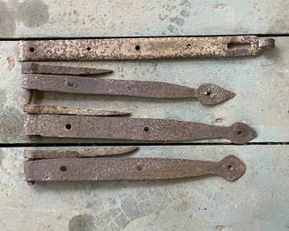 Early Hand Wrought Hinges