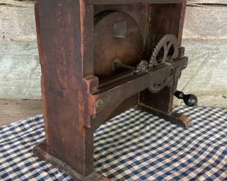Early Wooden Bean Slicer