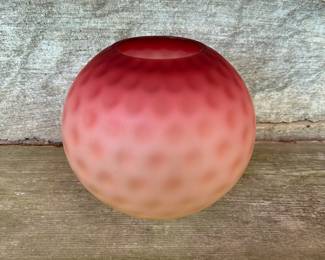 Satin Burmese Peach Blow Vase