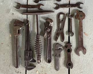 Old Tools Incl. Ford Wrenches