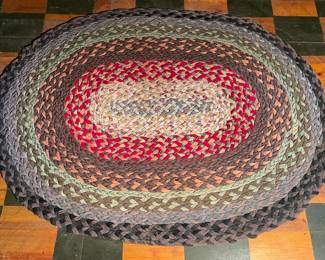 Vintage Braided Rug
