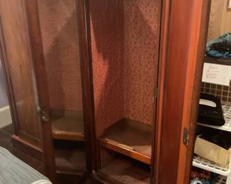 Inside armoire