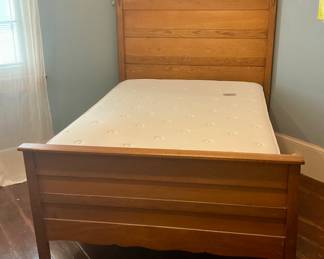 Oak double bed