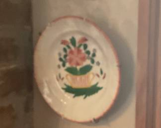 Floral plates