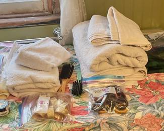 Towels , bathroom stuff