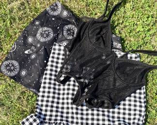 Adorable 90’s/ early 2000’s mini skirts and sexy corset top