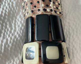 Fun plastic bangle bracelets