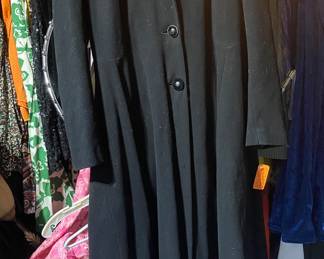 1950’s black wool coat