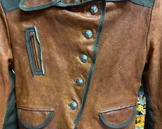 X small leather jacket