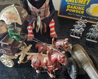 Clydesdale horses cast iron