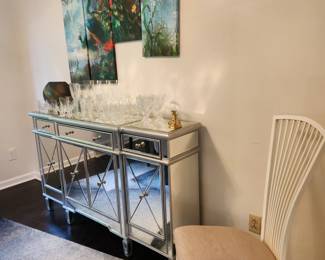 Mirrored Credenza